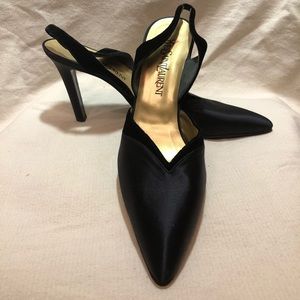 🔥🔥Yves Saint Laurent Black tuxedo Shoe VINTAGE